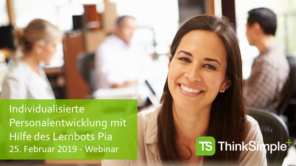 Webinar – Individualisierte Personalentwicklung mit Hilfe des Lernbots Pia 