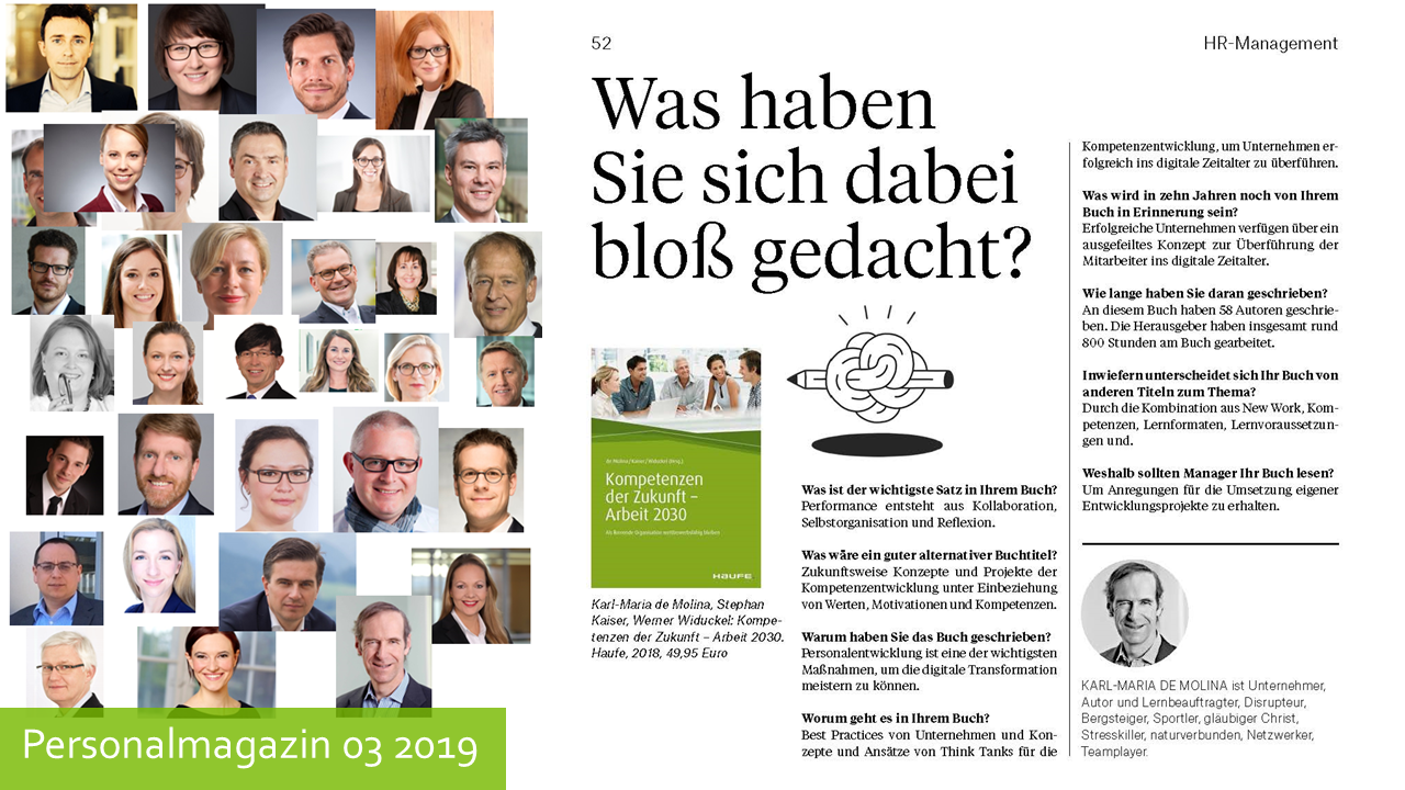 ThinkSimple Kompetenzen der Zukunft im Personalmagazin 03 2019